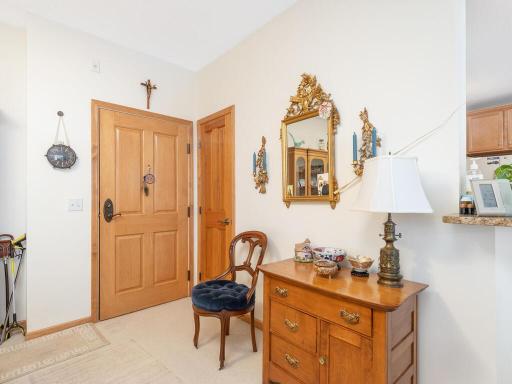 Inviting entry to unit that has been wonderfully updated and maintained by the long term homeowners.