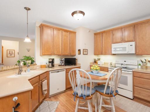 Kitchen with ample counterspace and cabinetry.