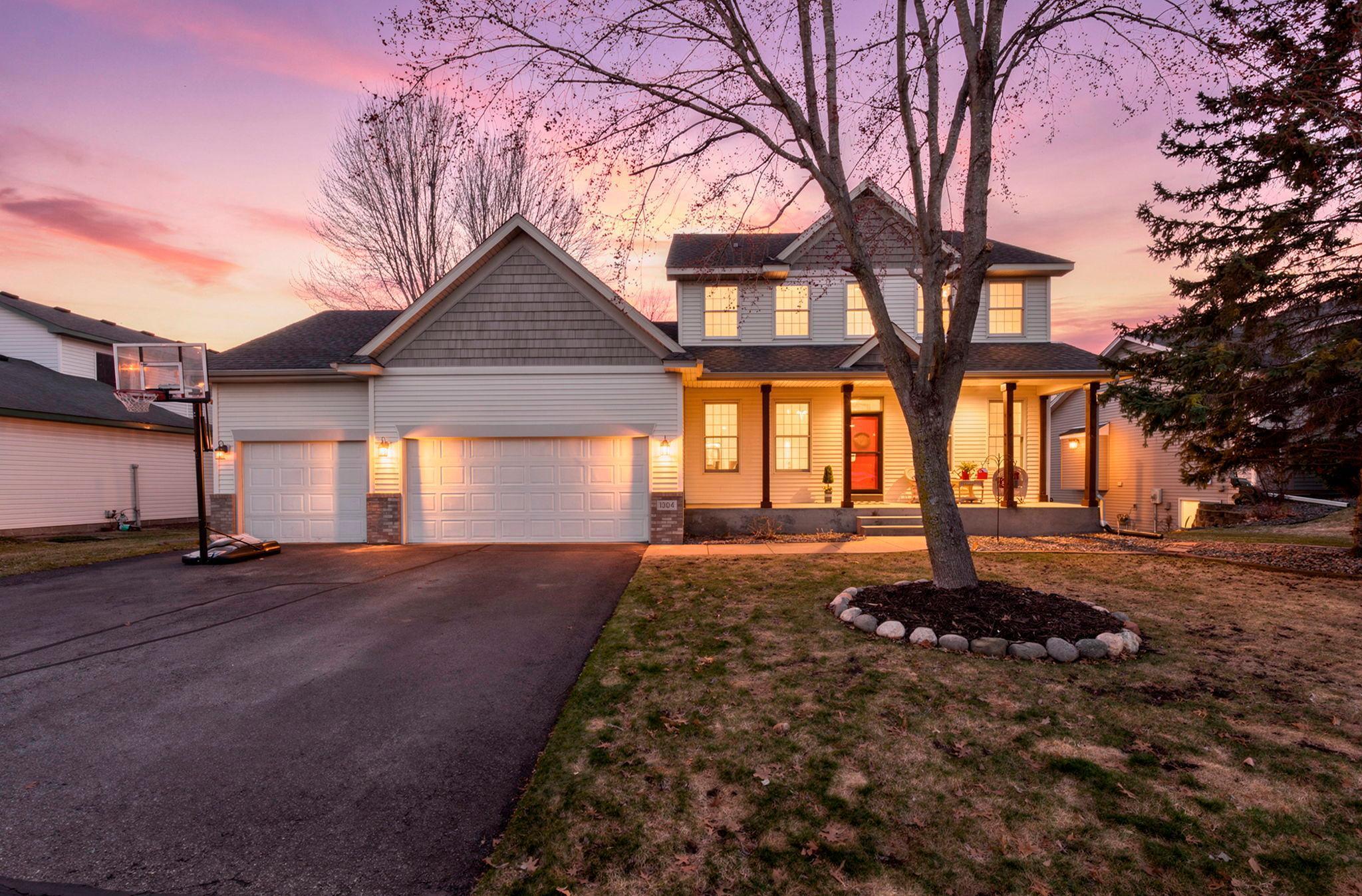 This almost 4,000 fin sq ft 2 story home combines luxurious finishes and functionality throughout.