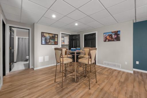 Enjoy card night, a movie night or just cozy up by the fireplace.
