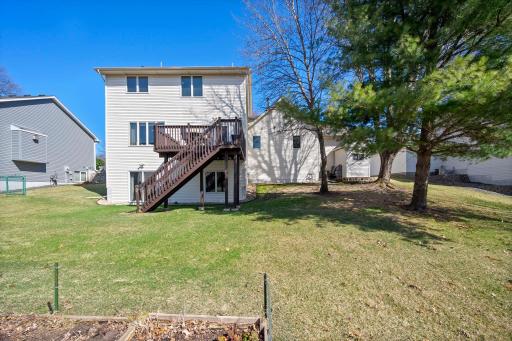 A 3 car heated and insulated garage, and storage shed will be appreciated for the tools and toys.