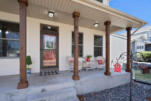 A welcoming entry to guests.