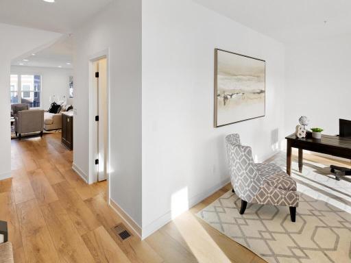 Maintenance free LVP flooring throughout the entire main level.