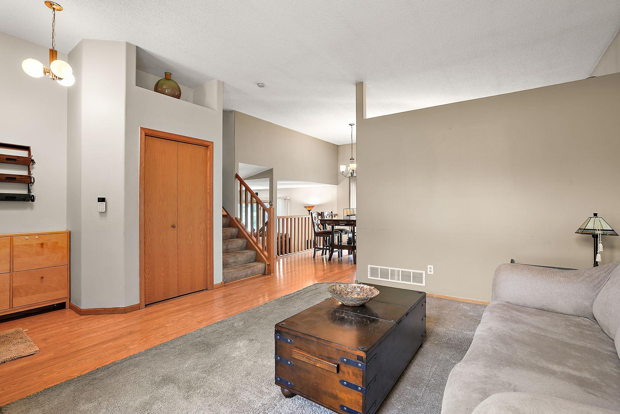 Living area off of foyer