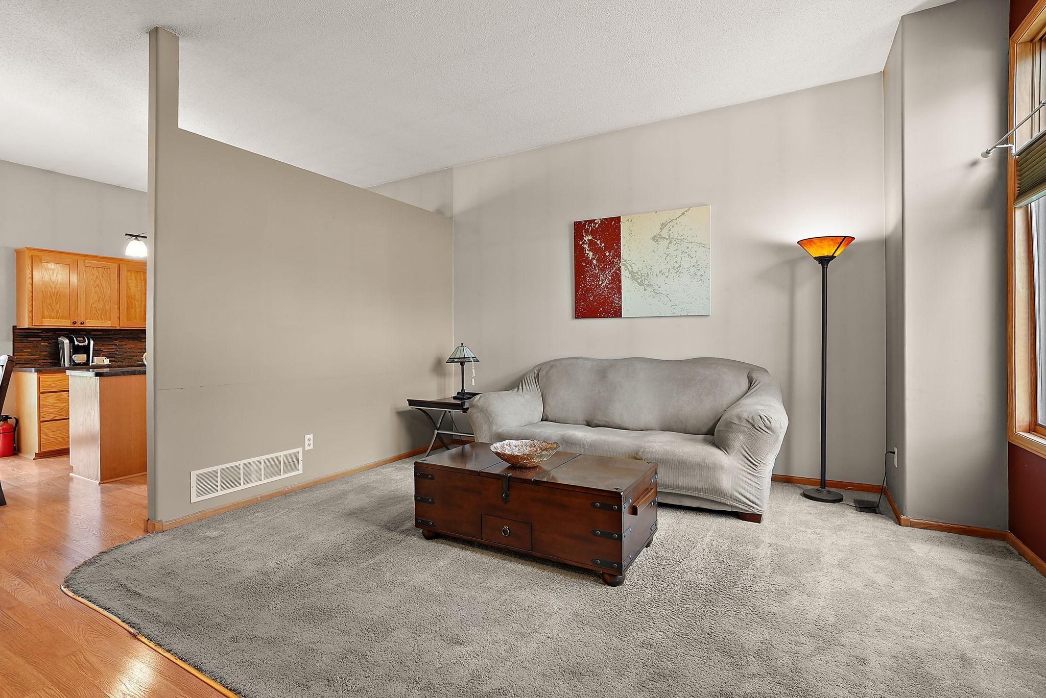living area off of foyer