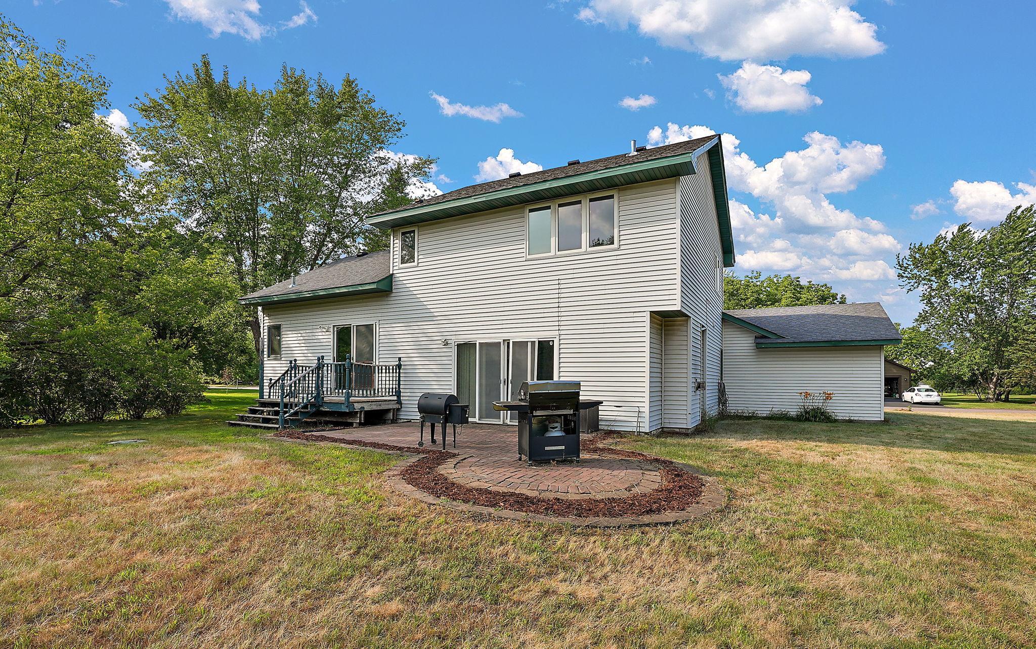 Rear of home