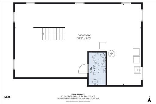 Basement floor plan