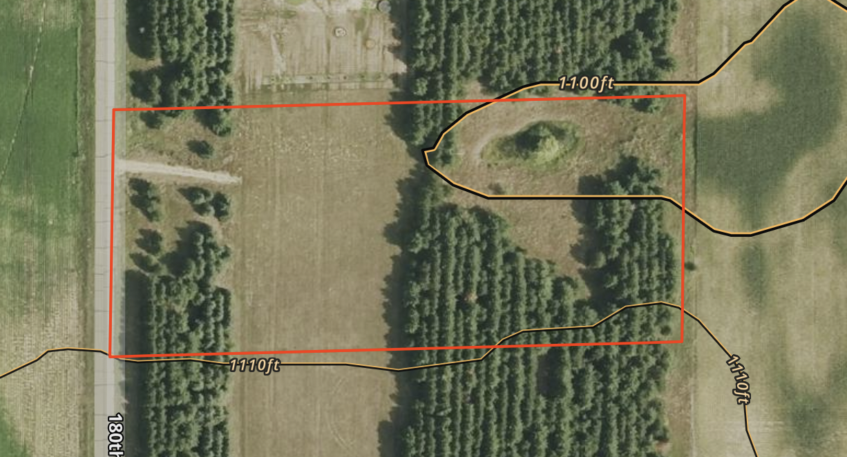 5 acre lot ready to build!