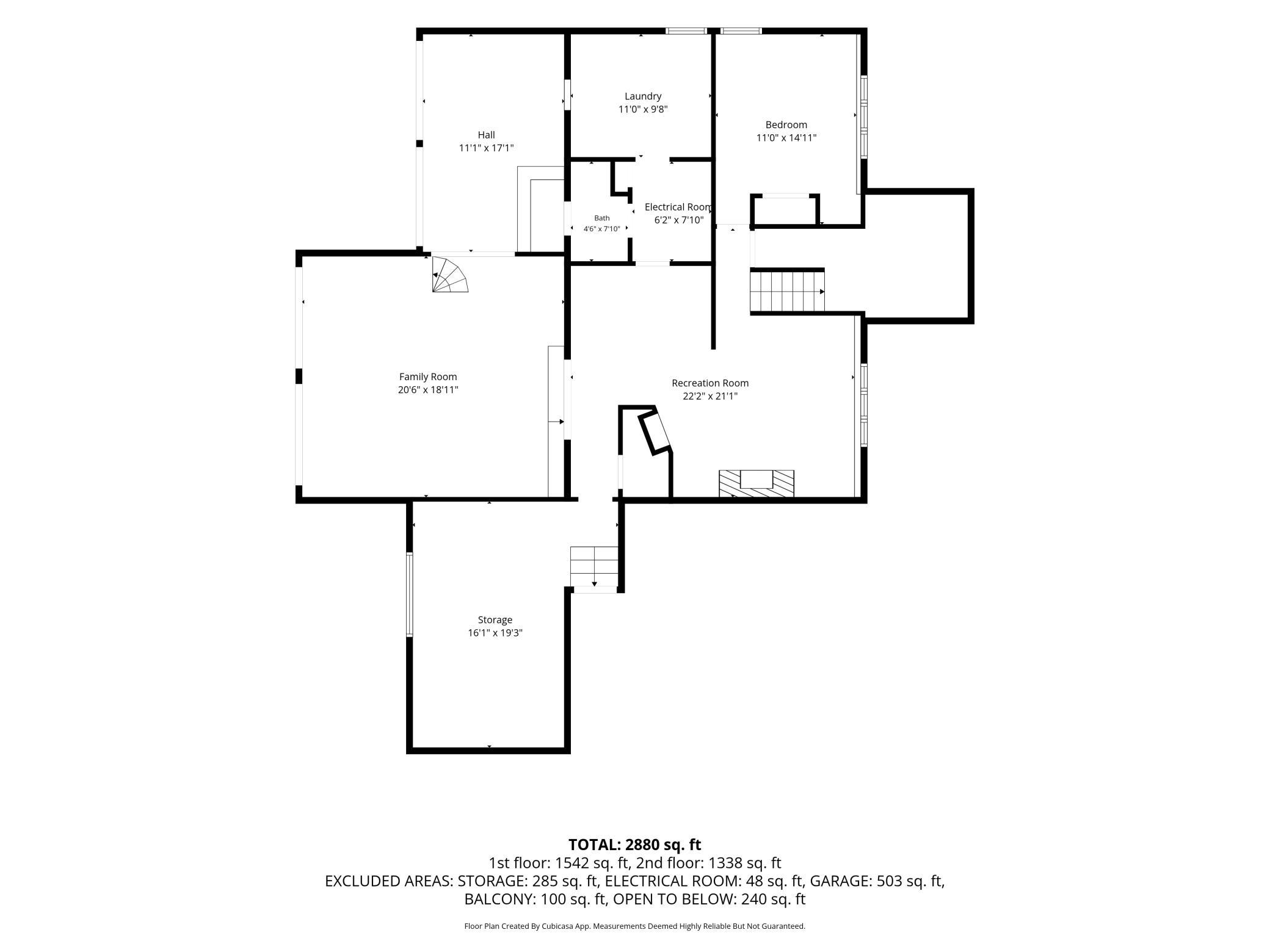 Lower Level Layout