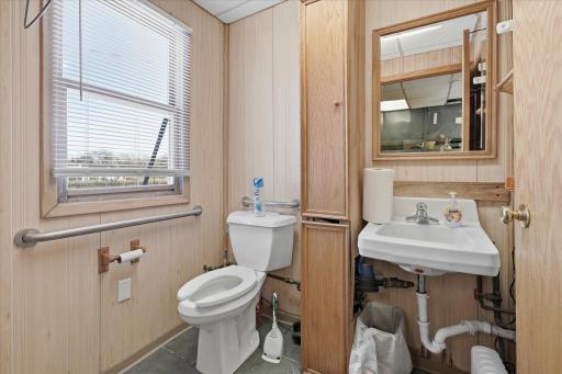 617 Pierce St. - restroom in additional lab building.