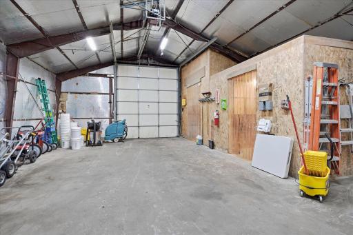 617 Pierce St. - garage building door is 10" tall, 9' wide.