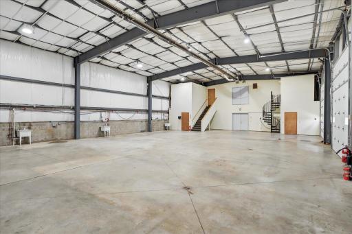 617 Pierce St. - far end is office on lower level, lab space upstairs.