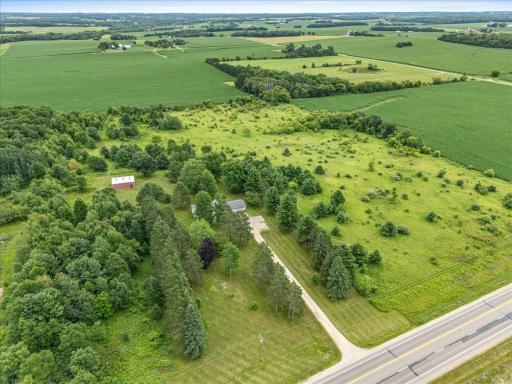 Lush, green summer views at 1735 Highway 63!