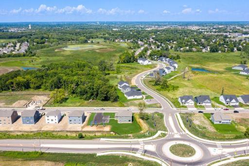 Beautiful aerial view of our neighborhood.