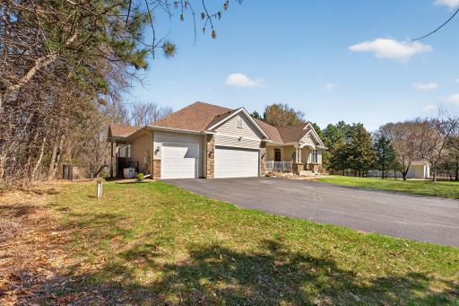 All home generator sits on the side of home -