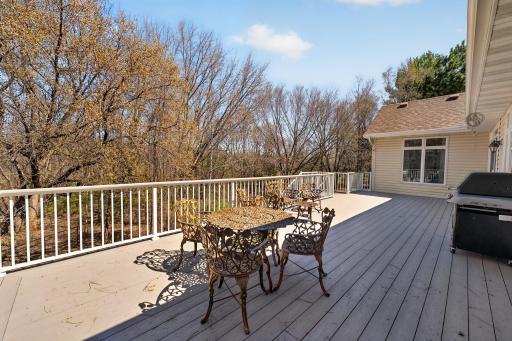 Maintenance Free deck access from in formal dining room or 4 season porch.