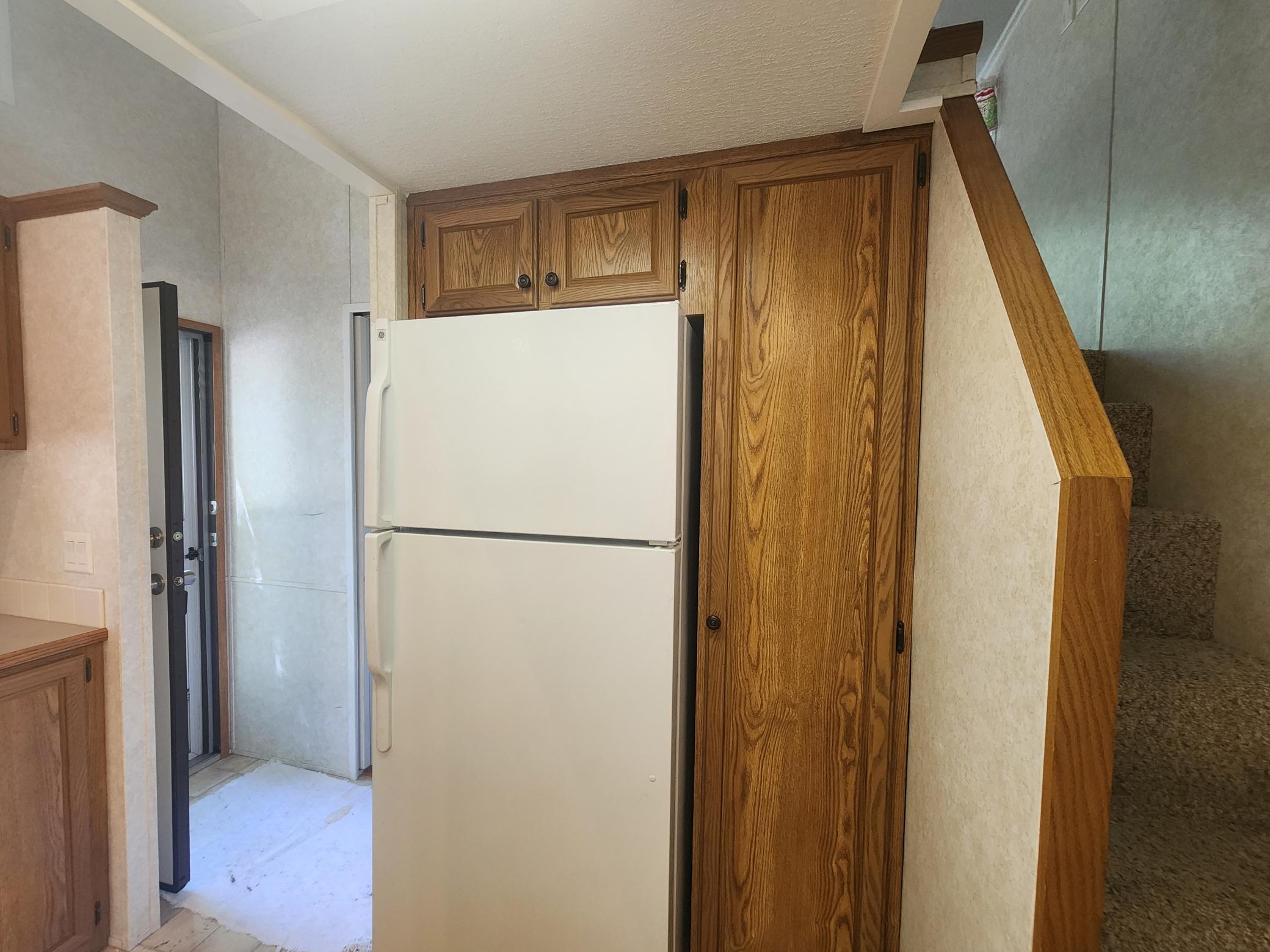 Cokato Lake RV Resort Unit 118 Lofted Park Model, Deck, Shed with peek-a-boo view of Cokato Lake