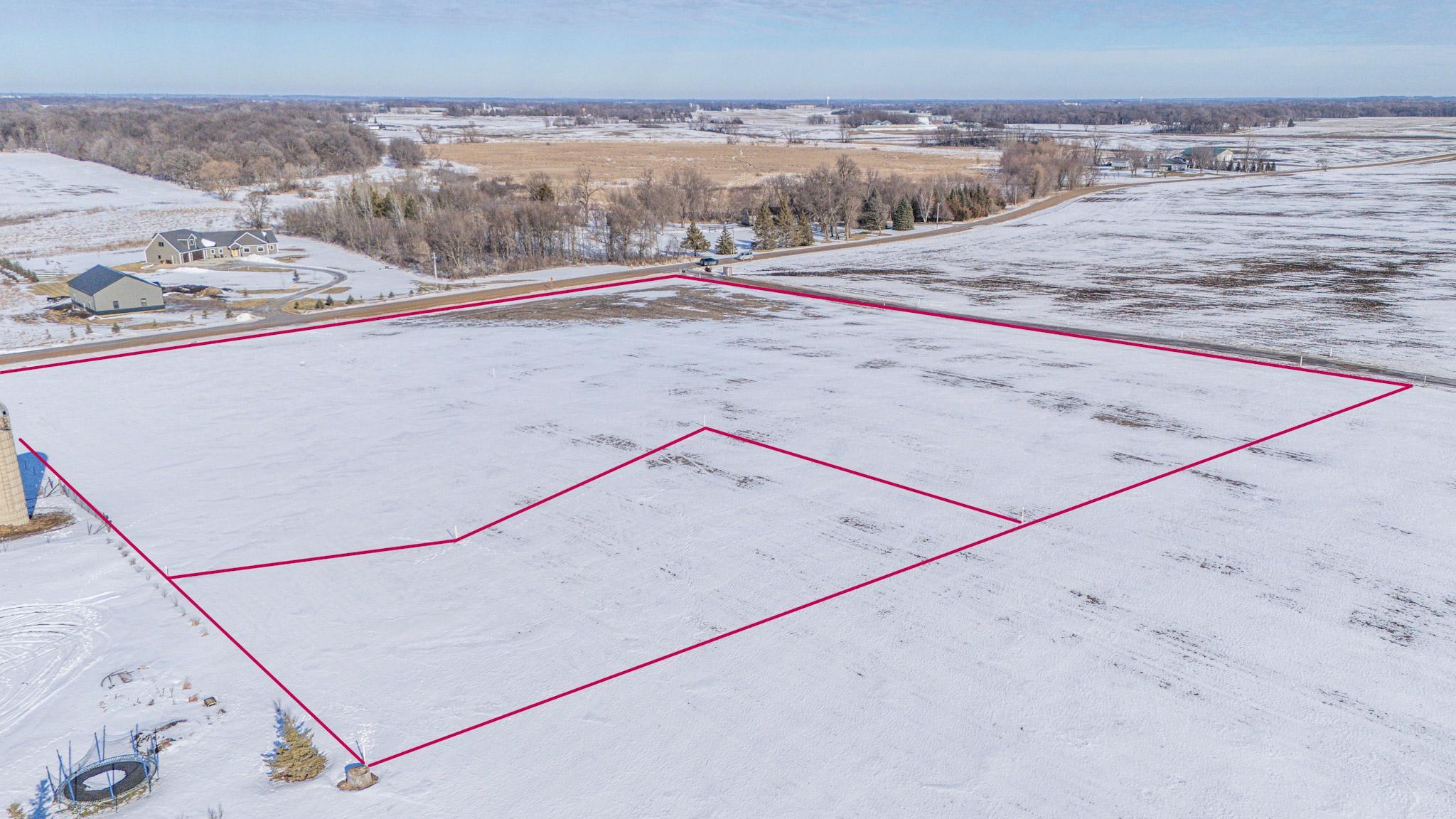 Home Location shown here-south west shape. Property Lines are estimate.