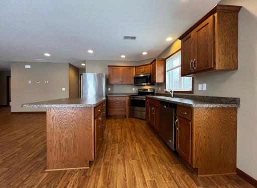 Side View of Kitchen - Nice Center Island to sit up to!