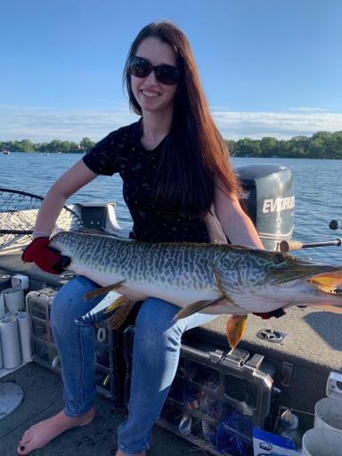 Let the girls snag first place in the Tiger Muskie contest! Plus, the fishing is amazing for Bass, Northern Pike, and Panfish.