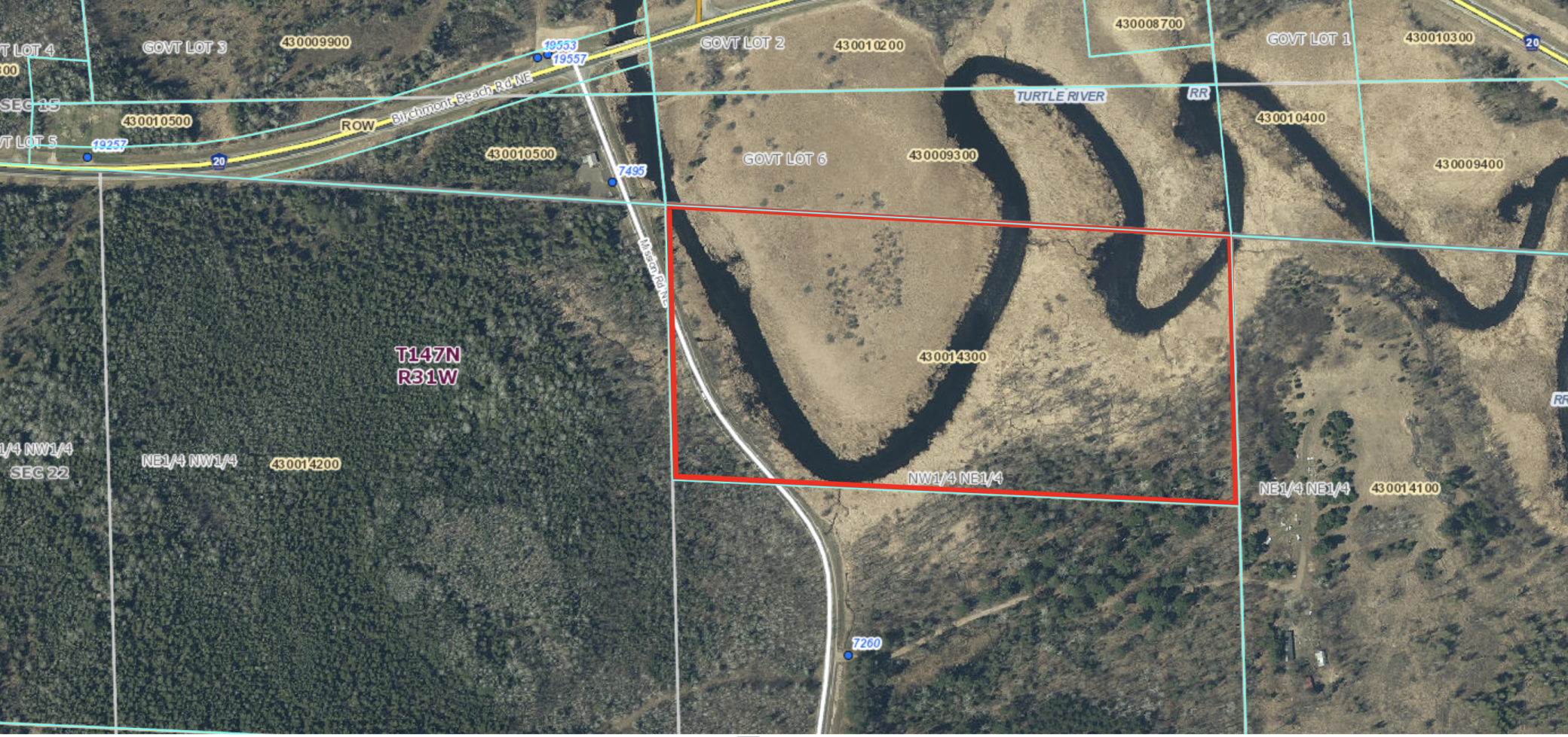 Lot Map of XXX Mission Rd NE.png
