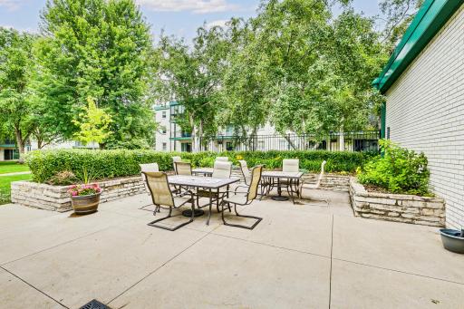 Patio - Garden Area Outside the Community Room