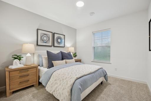 (Photo is of a model home, finishes will vary) This home features a 4th bedroom in the basement!