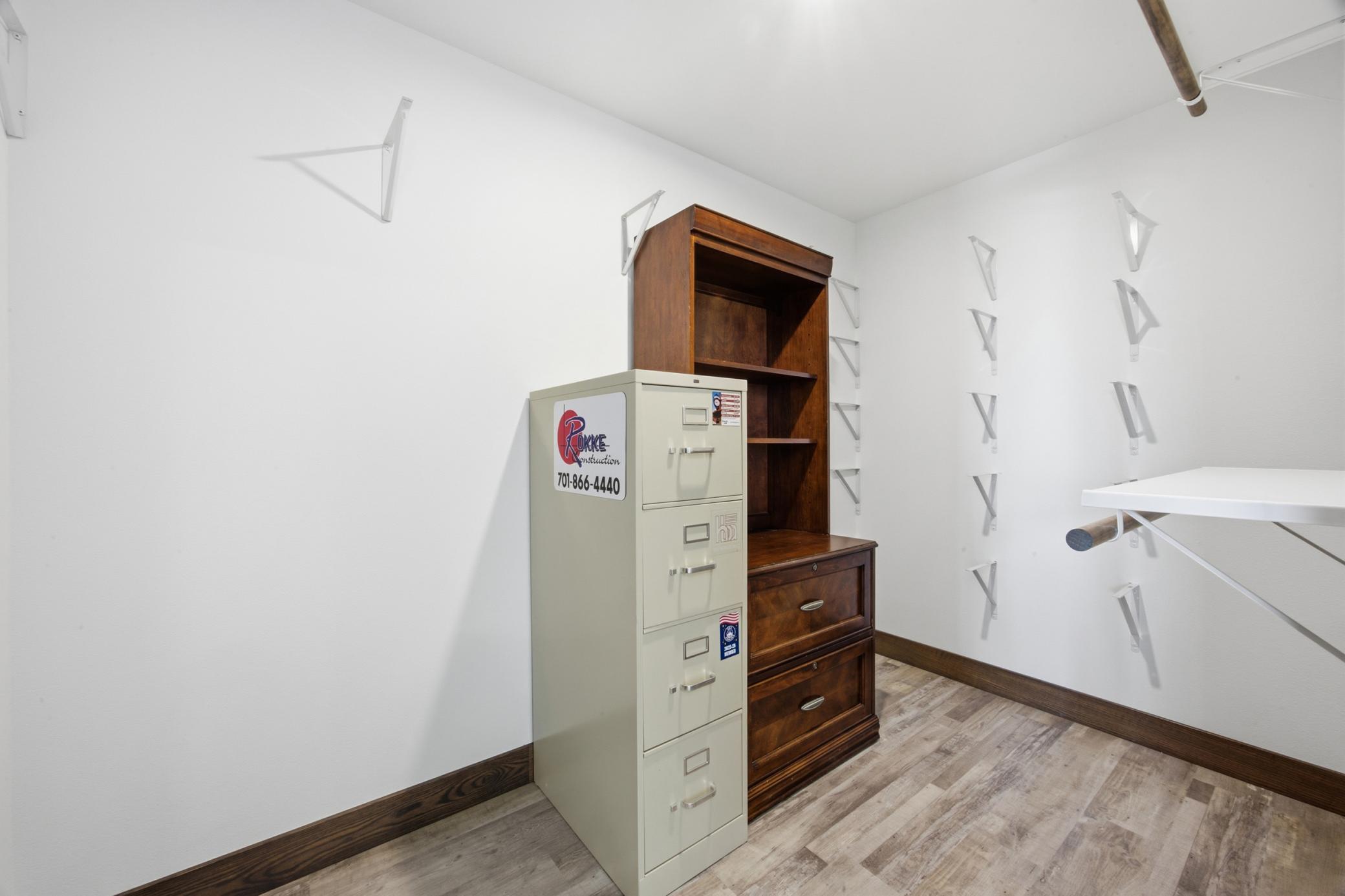 Office/Bonus Room Storage