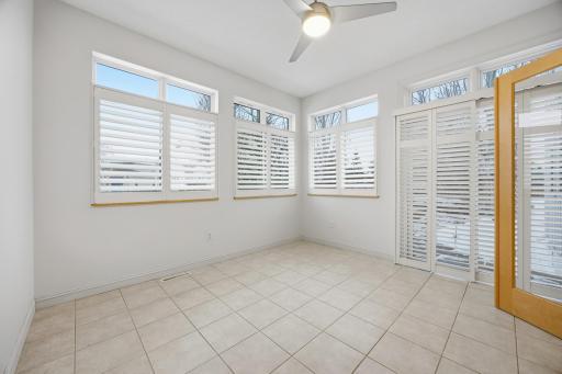 Sun Room off the living room