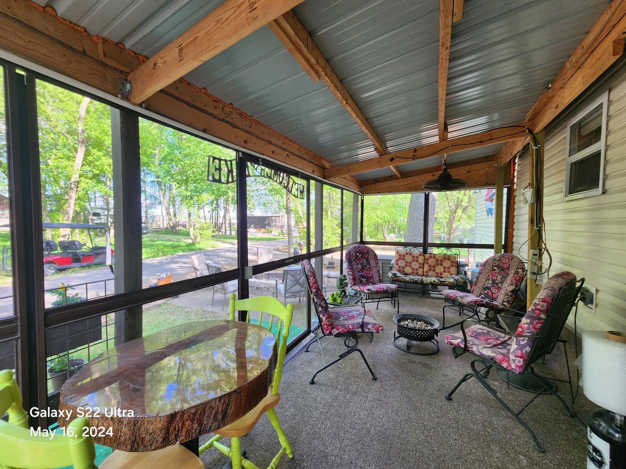 Welcoming front porch