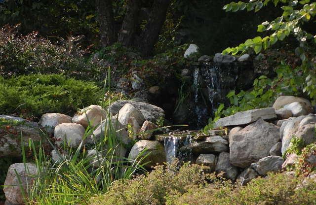 Water feature at Cokato Lake RV Resort