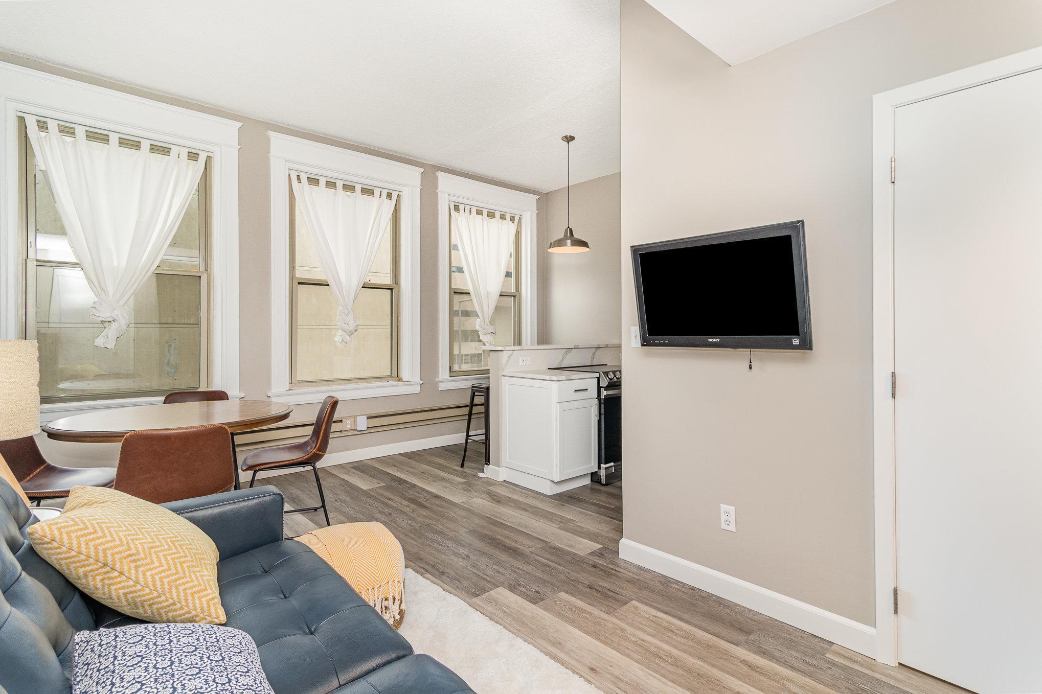 A fully upgraded studio unit