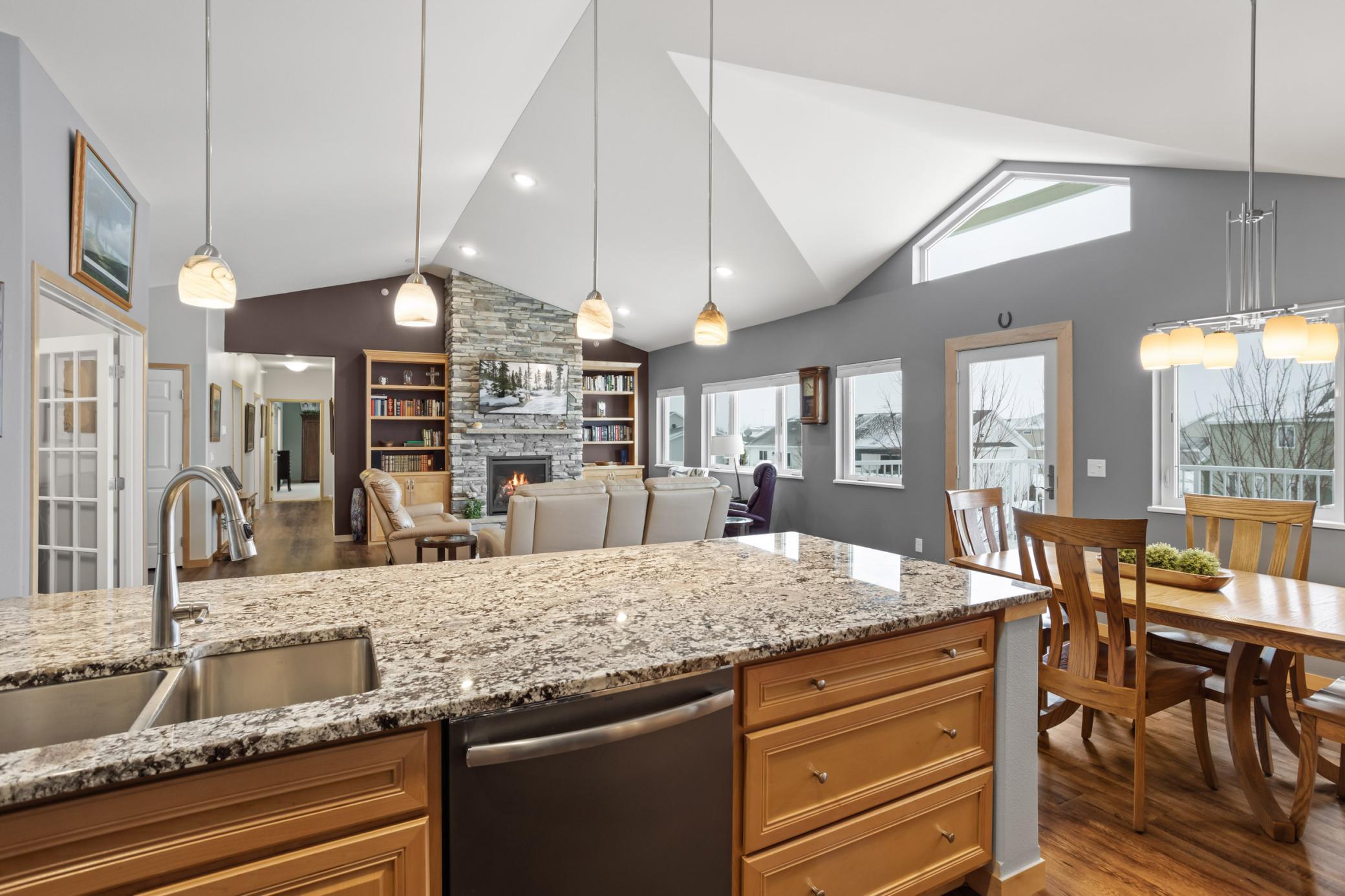 View from kitchen