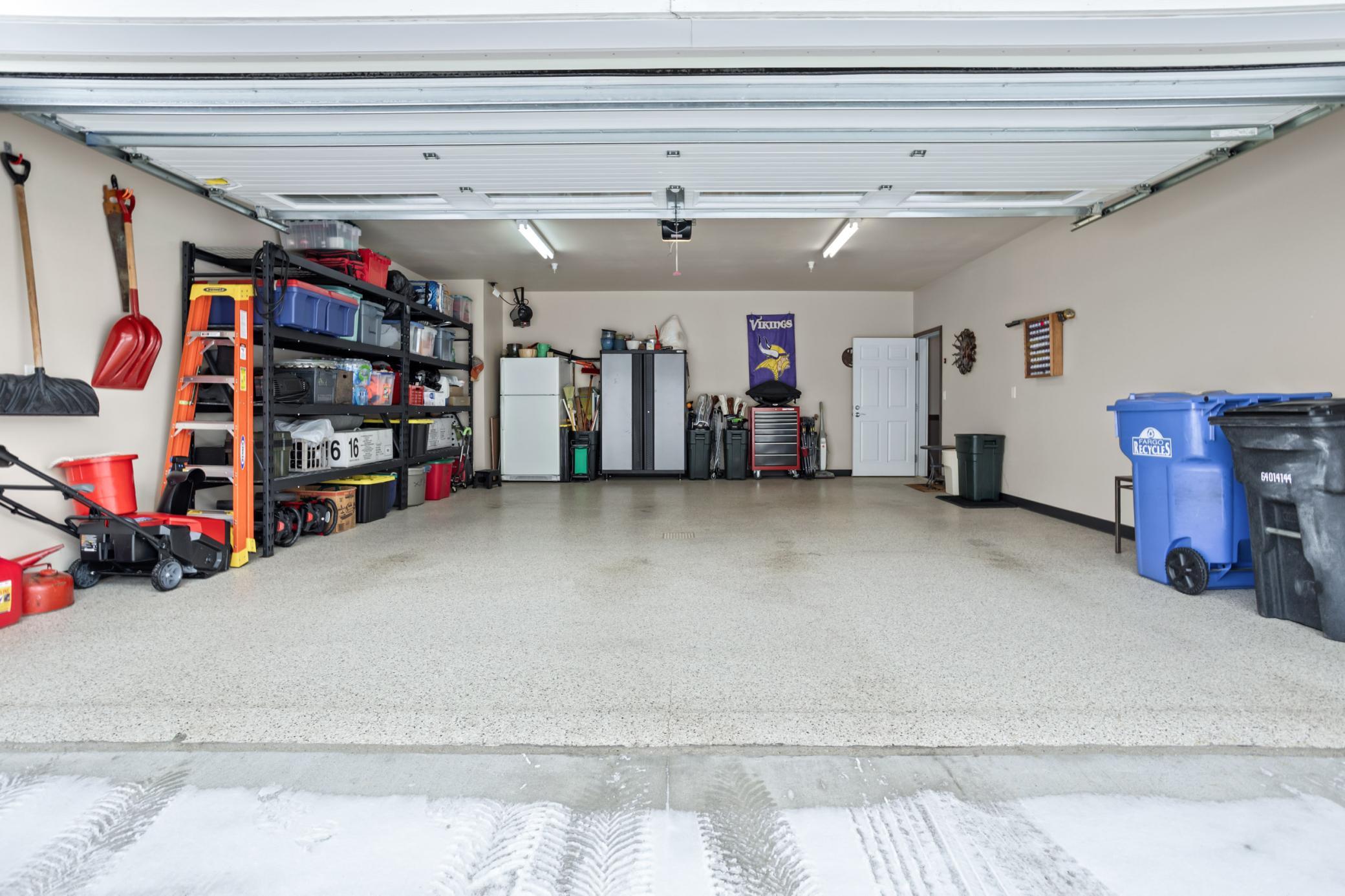 Epoxy garage floor