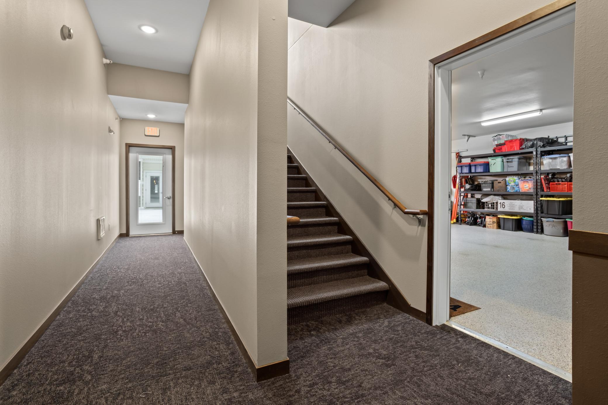 Garage entry