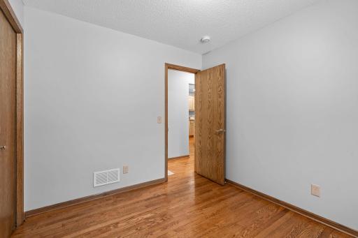 3 bedrooms on the main. Modern colors, gleaming hardwood floors.