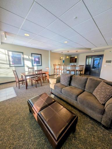 Spacious community room perfect for gatherings, celebrations, or relaxing with neighbors.