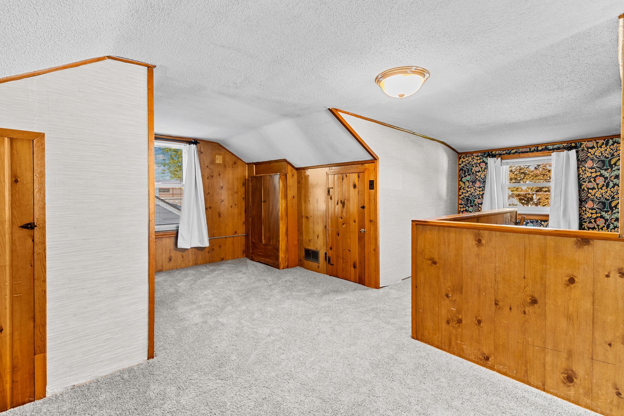 The entire upper level is considered as bedroom #3.