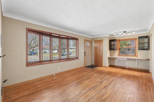 Original hardwood floors with plenty of life left