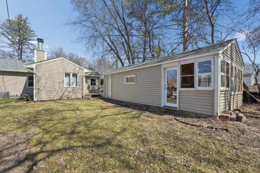 Screened porch off the garage; your go-to spot spring through fall