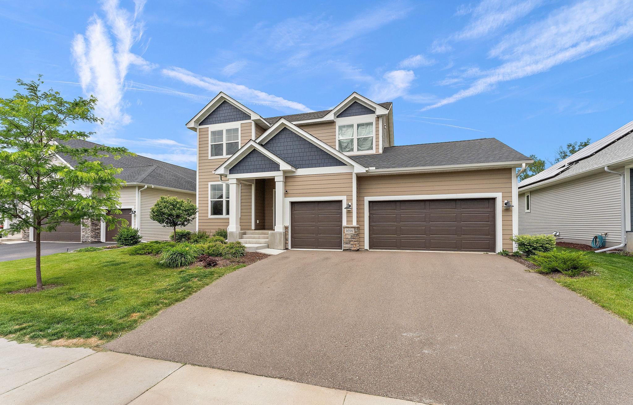 Massive 3-car, insulated garage!