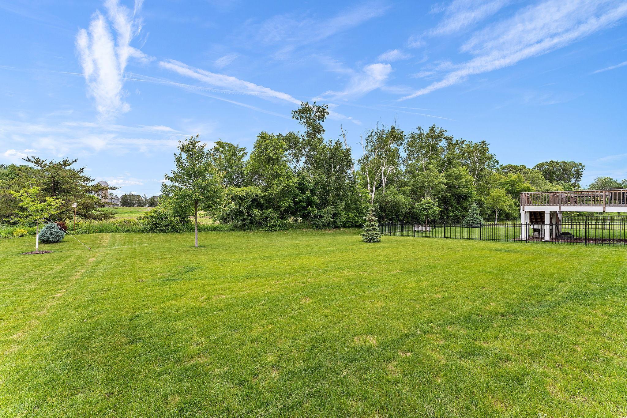 Backing up to undeveloped, private land!