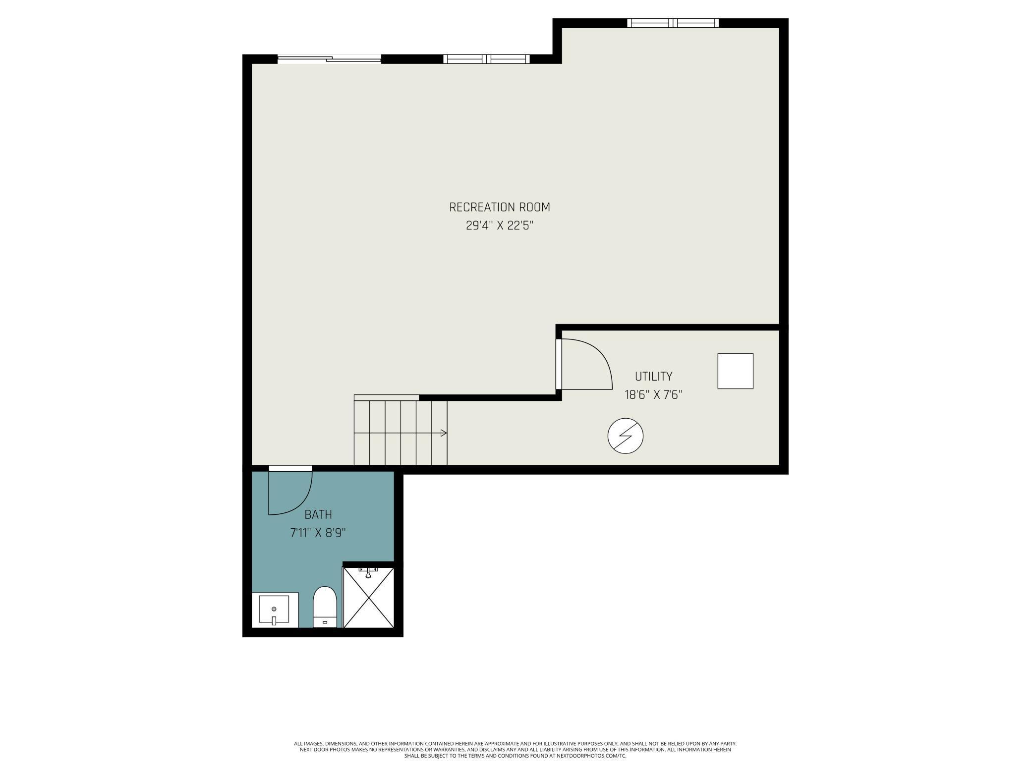 Lower level floorplan