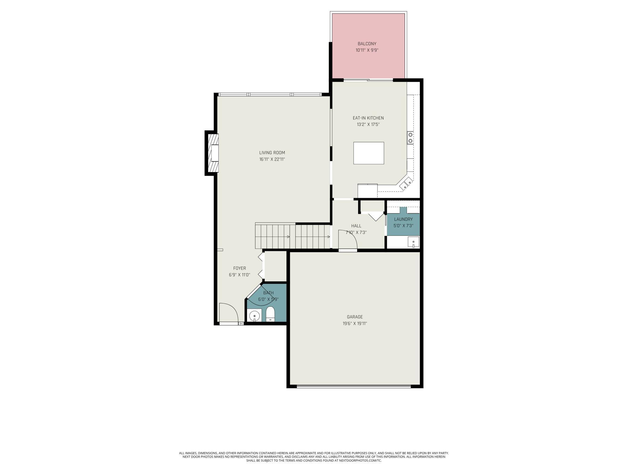 Main level floorplan