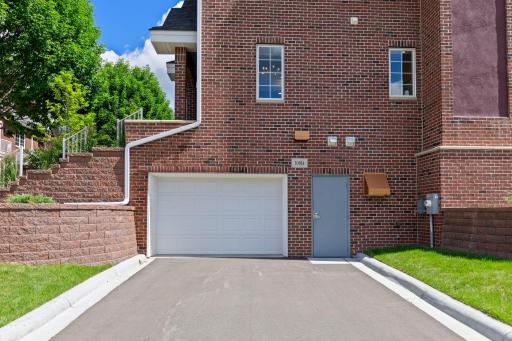 Underground drive lane that brings you to your private garage