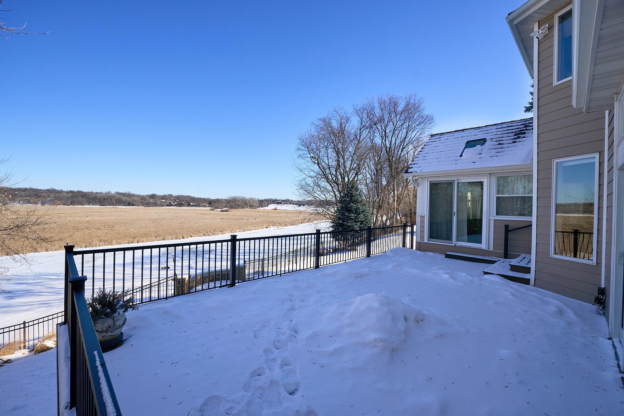 Step out of the beautiful porch onto the New TREX deck and enjoy the breathtaking views in every season