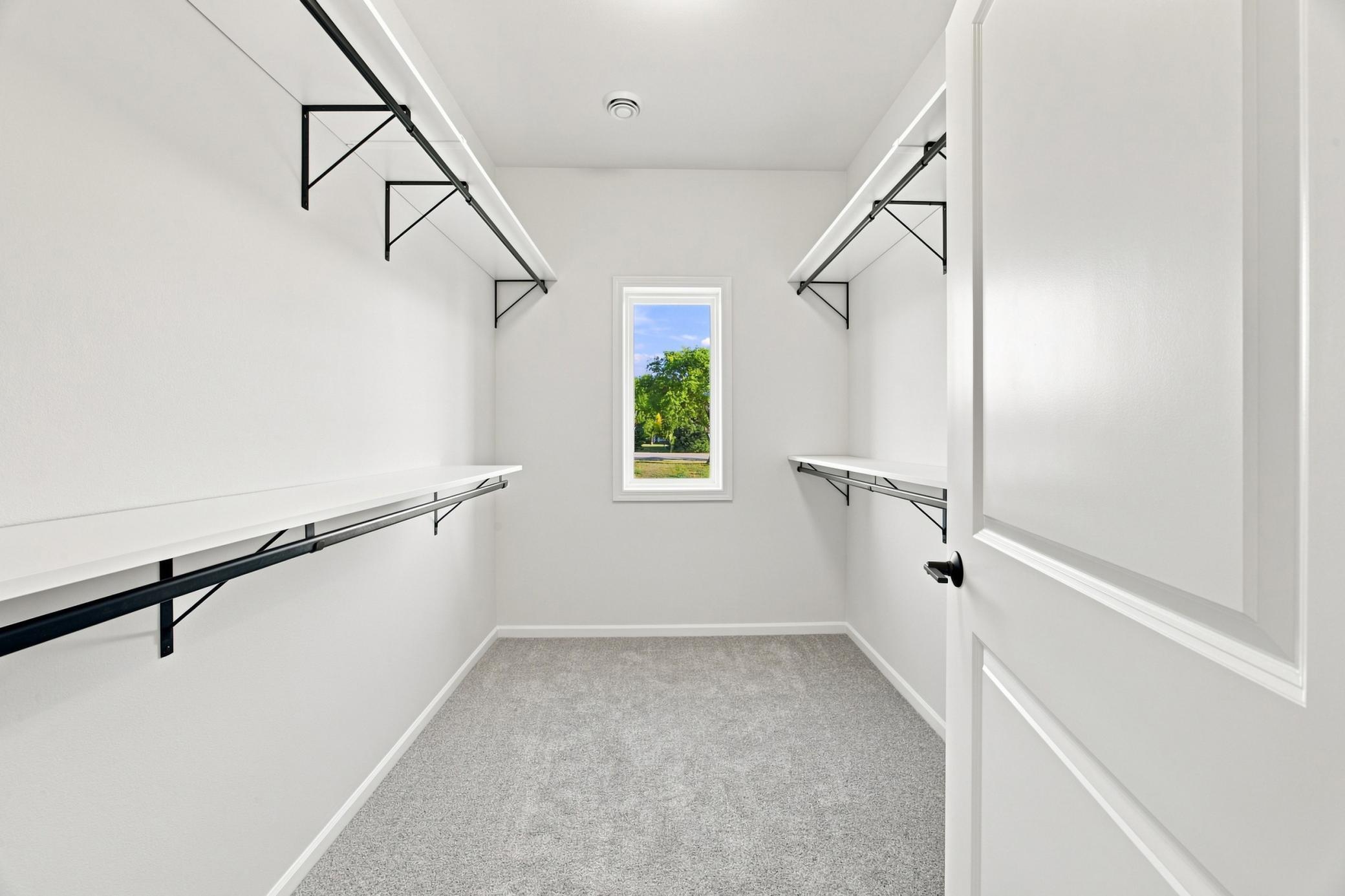 Owner's walk-in closet