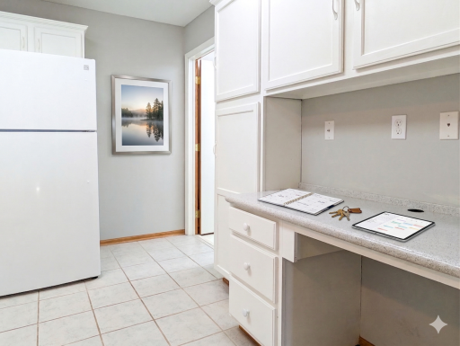 Kitchen desk for all your keys, mail, and organization needs
