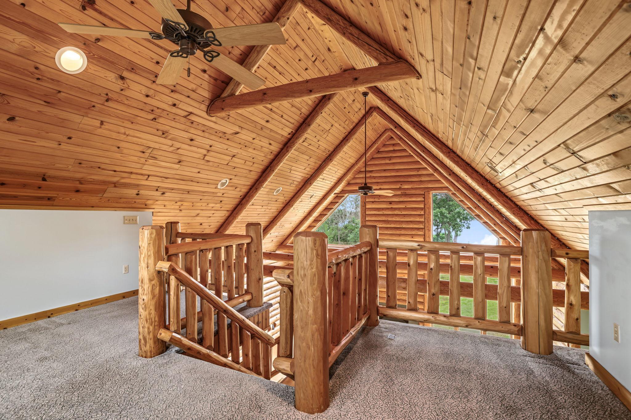 View from the loft. Who wouldn't love this as their home office or studio?