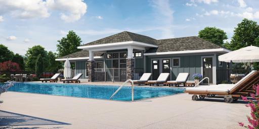 Experience the ultimate in leisure living with a resort-style pool, elegant clubhouse, and tranquil riverfront walking paths. Relax, recharge, and indulge in the beauty of your community.